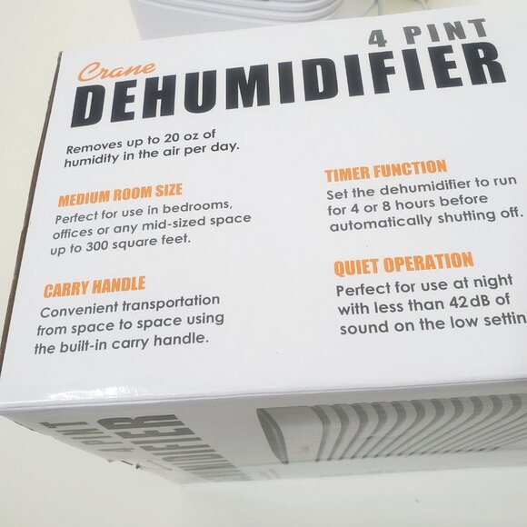 4 Pint Compact Dehumidifier - Picture 3 of 5